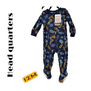 Blanket Sleeper Footie Kids Headquarters Baby Pajamas Flame Resistant 12M